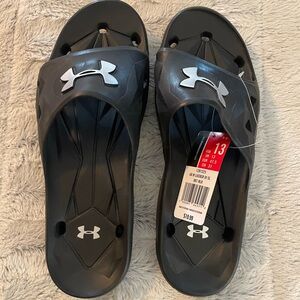 Under Armour Men’s size 13 Black Slides